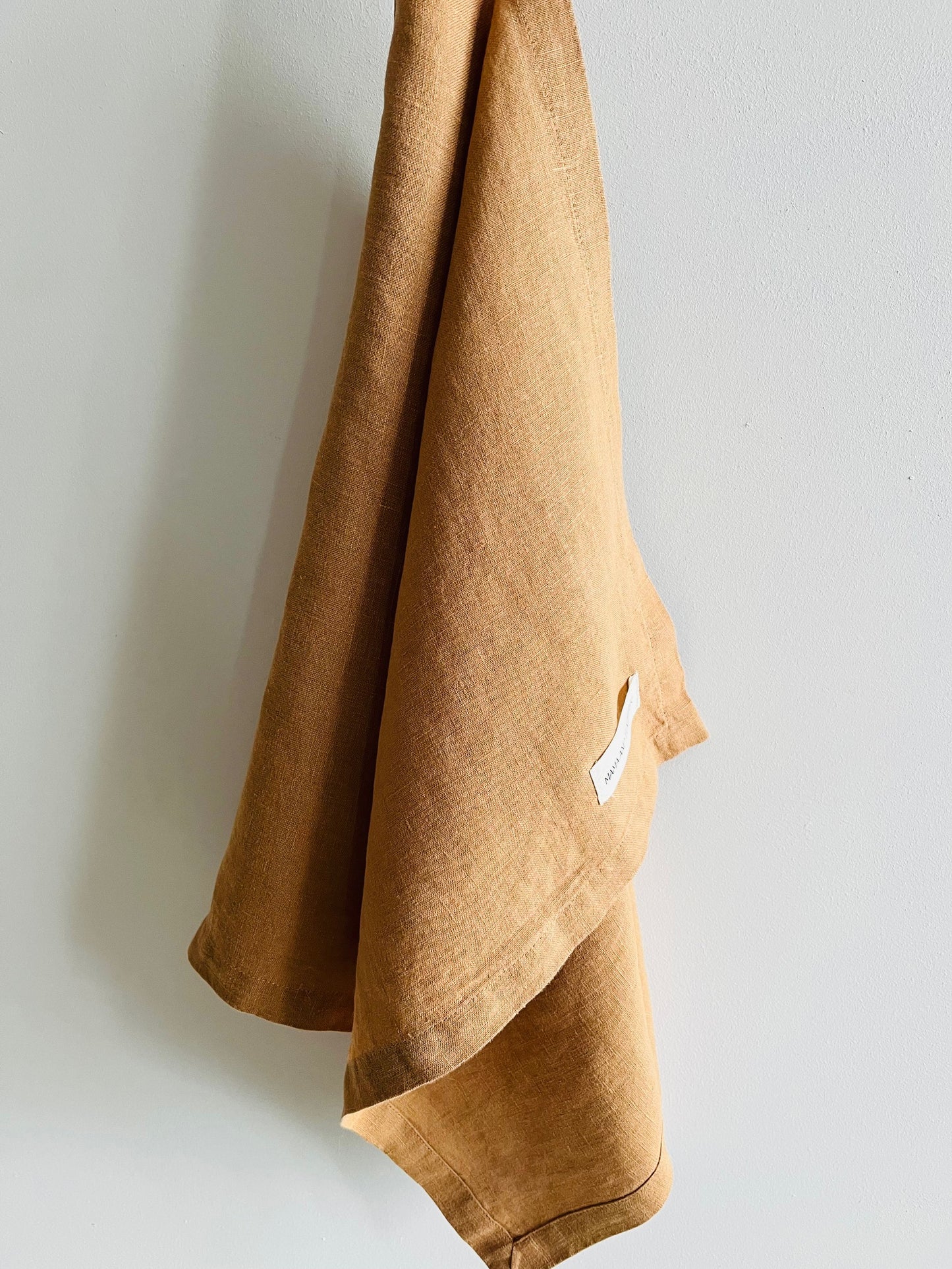 Pure French Linen Tea Towel - Biscuit