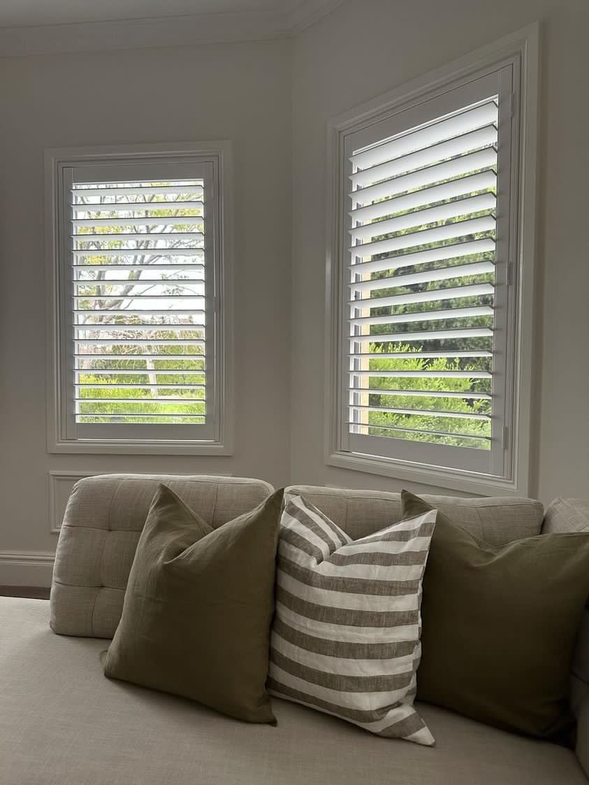 Pure Linen Cushion Cover - Wide Olive Stripe