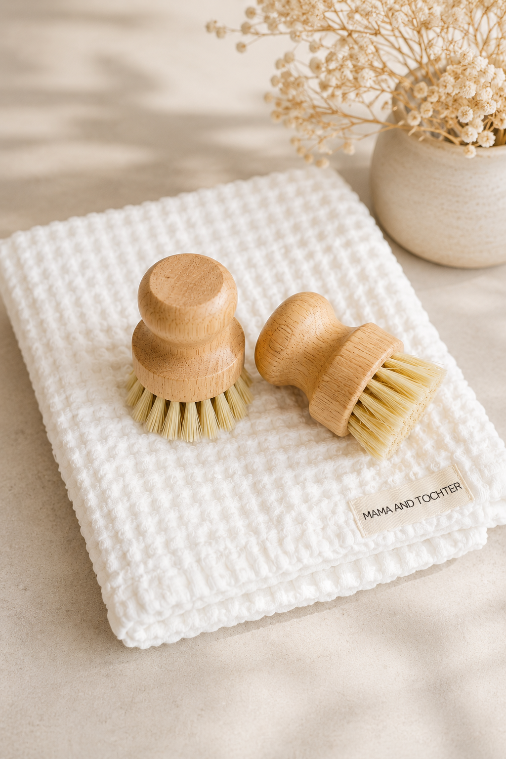 Bamboo Pot Scrubbing Brush