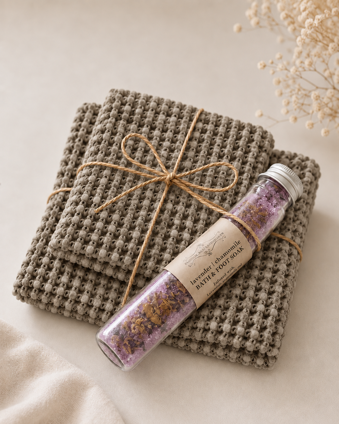 Lavender Bath Soak Gift Bundle