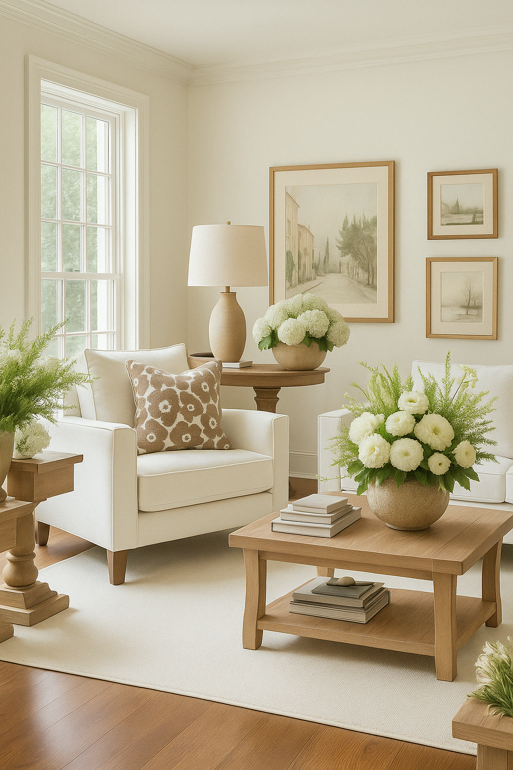 Velvet Luxe Floral Cushion Cover - Beige