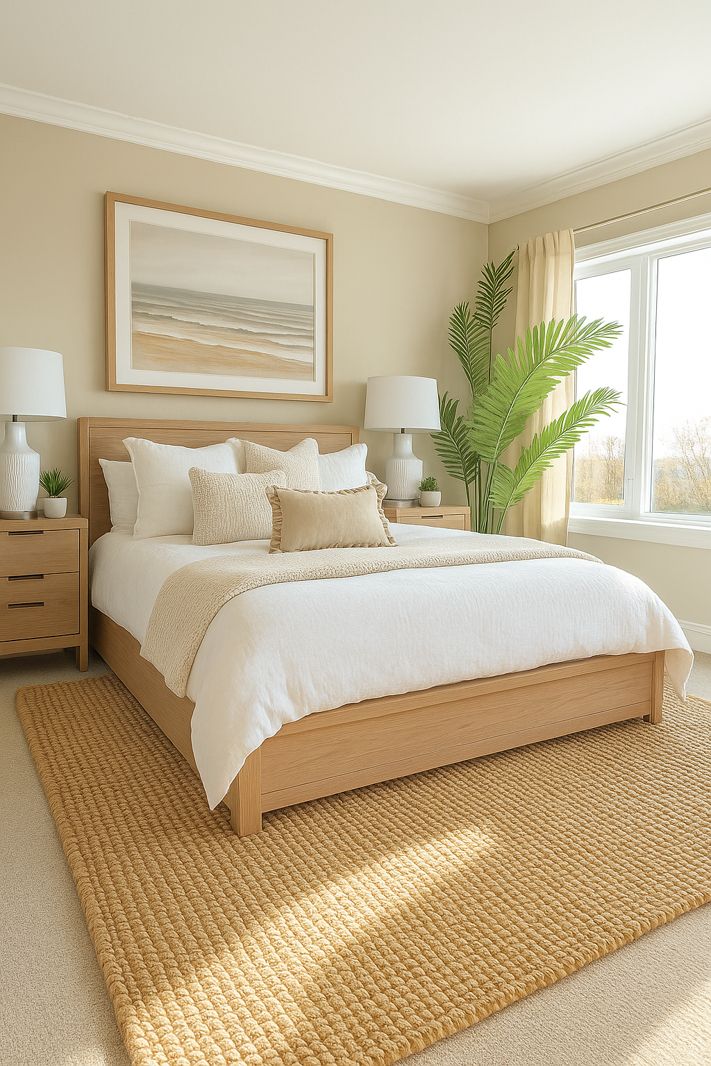 Pure French Linen Ruffle Lumbar - Blush