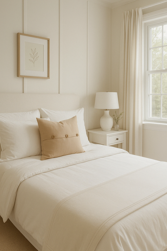 Pure Linen Cushion Cover - Light Clay