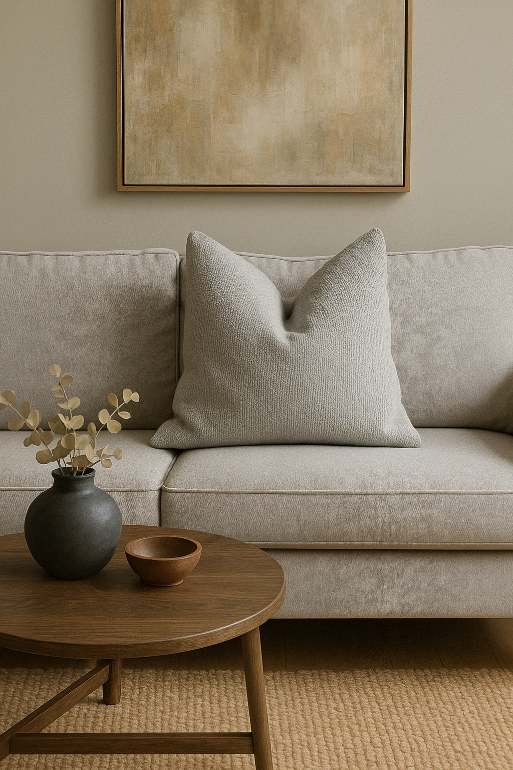 Boucle Cushion Cover - Silver 20% OFF DISCOUNTED