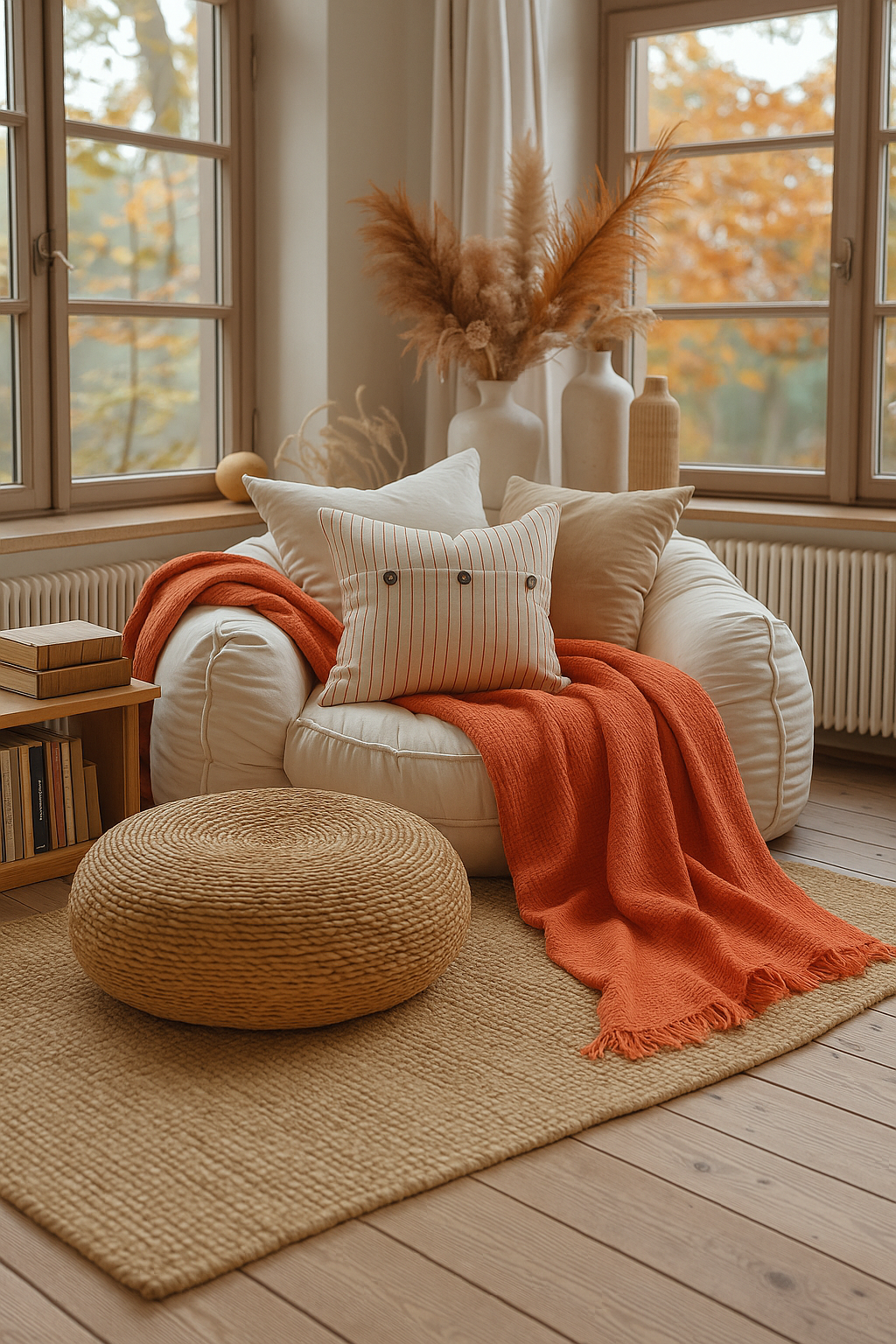Organic Cotton Muslin 4 Layer Throw Blanket - Terracotta