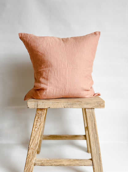 Linen Cushion - Peach - 40% OFF - DISCONTINUED