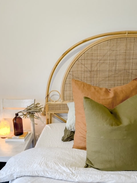 Pure Linen Cushion Cover - Olive