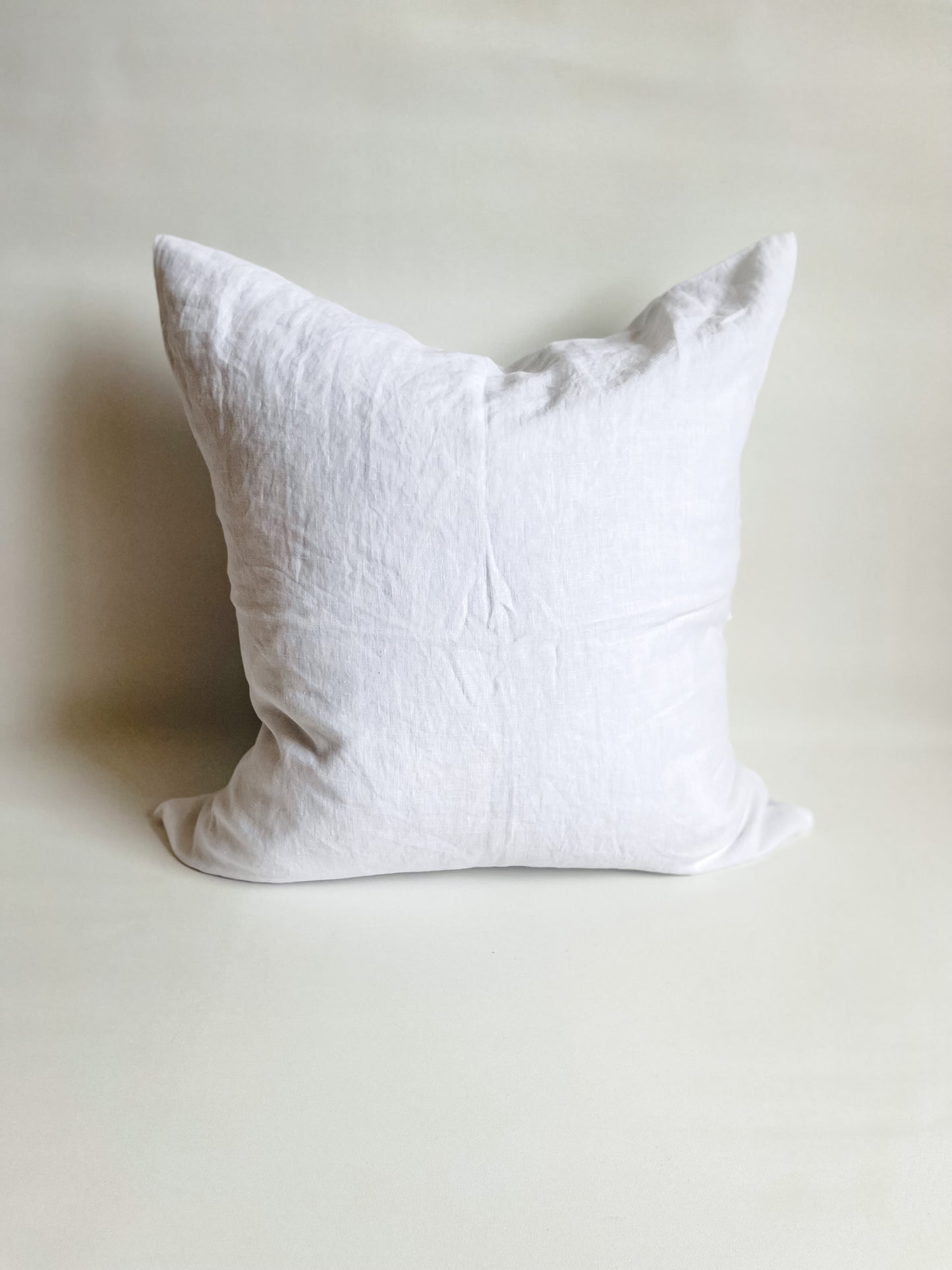 Linen Cushion - White