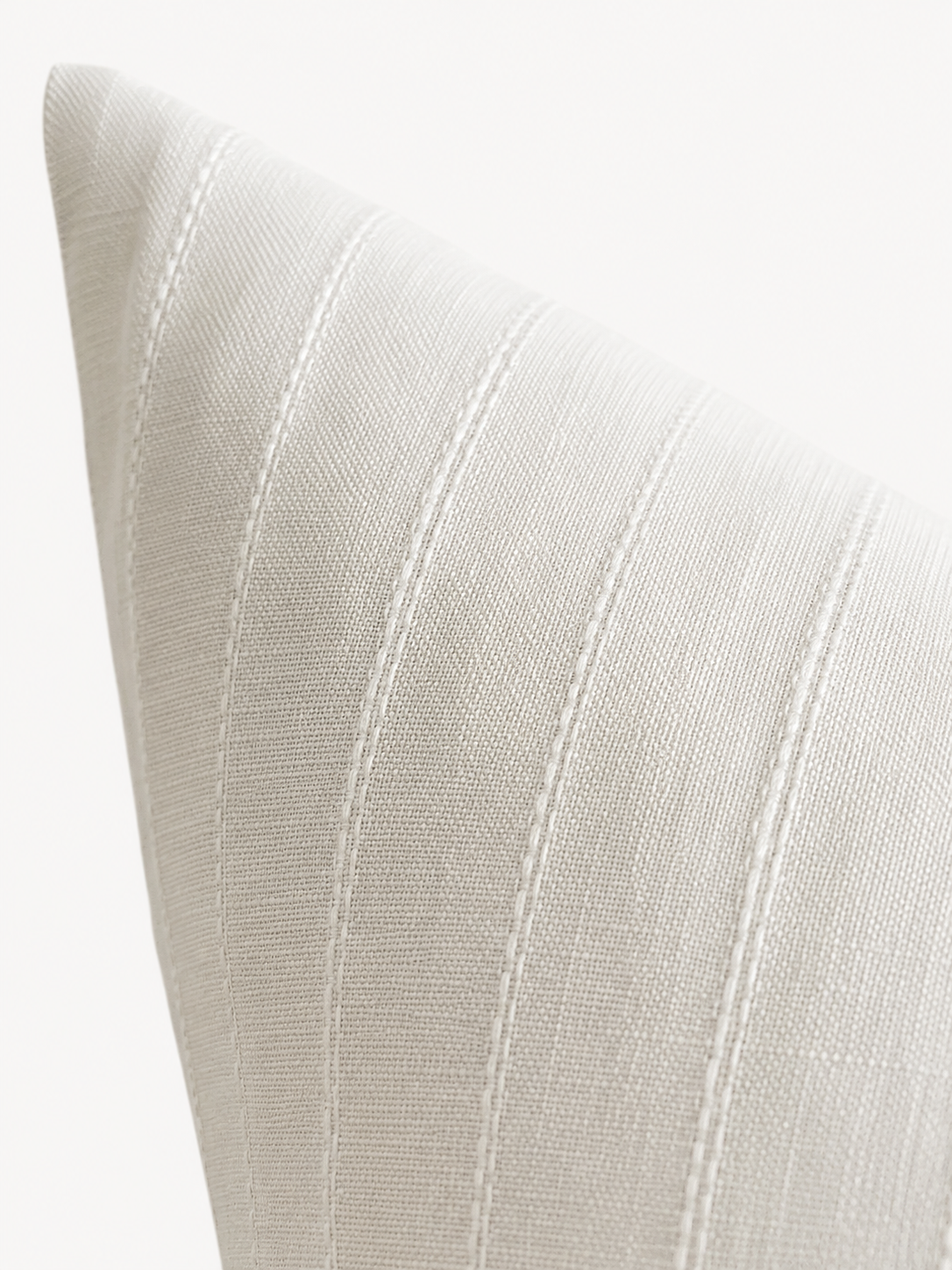 Pure French Linen Bleached Pintuck Cushion
