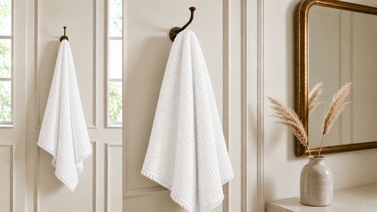 Organic Cotton Bamboo Waffle Throw Blanket - White- King Size