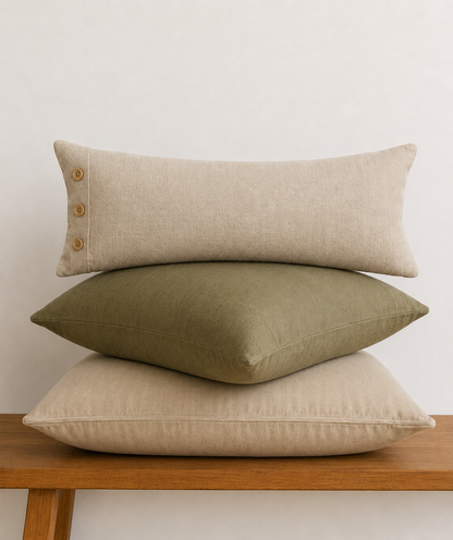Cushion Bundle - Olive & Neutral