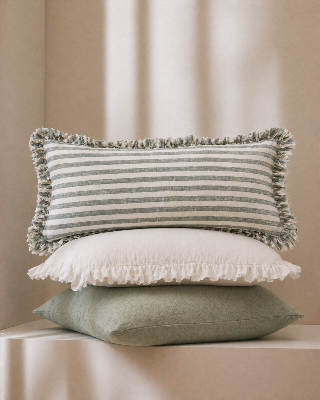 Pure Linen Cushion Cover Bundle - Coastal