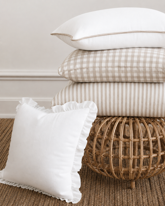 Pure Linen Cushion Cover Bundle - Neutral