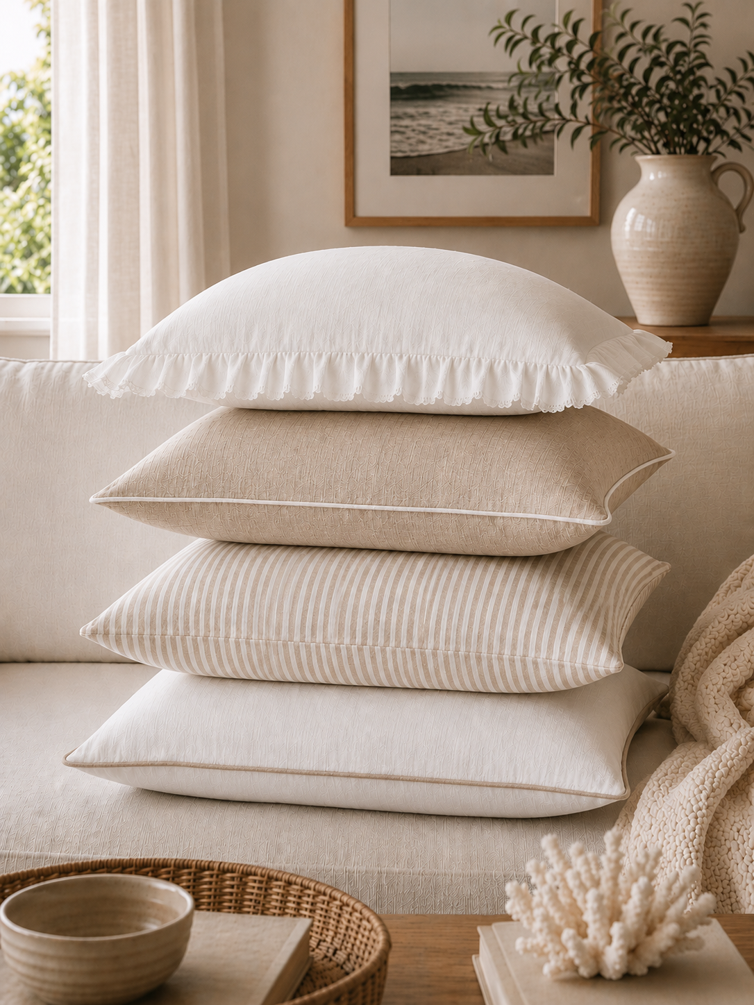 Pure Linen Cushion Cover Bundle - Classic