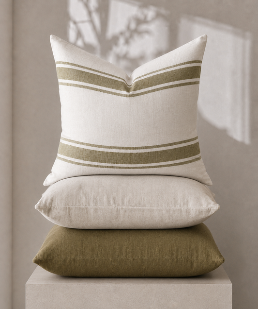 Cushion Bundle - Farmhouse - Olive