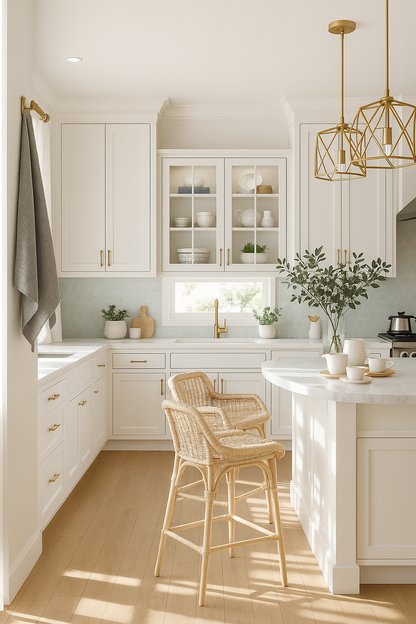 Pure French Linen Tea Towel - Grey Denim