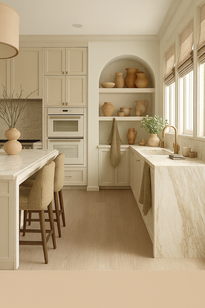 100% Organic Cotton Rustic Waffle Tea Towel Extra Large - Khaki