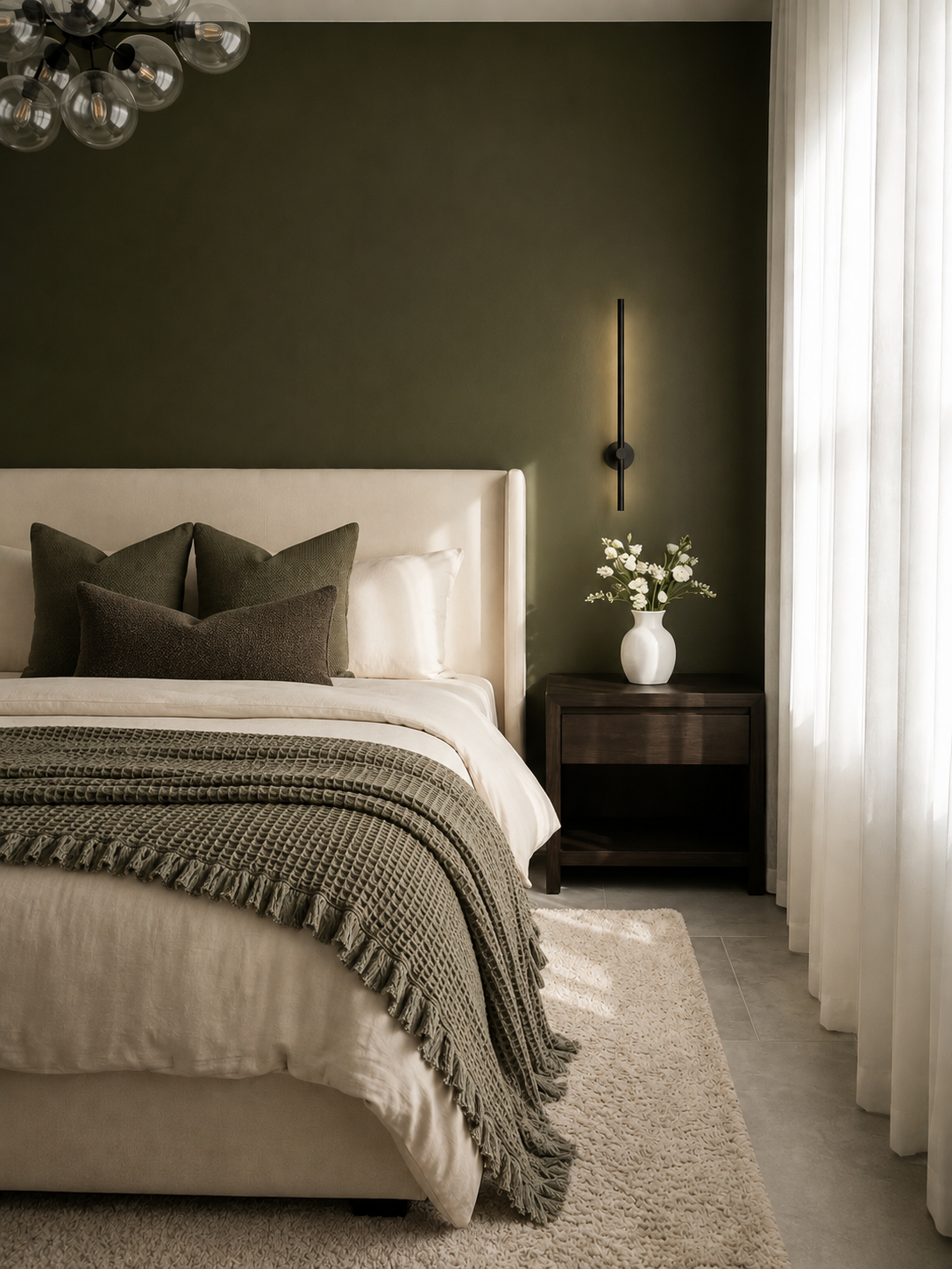 Organic Cotton Rustic Waffle Throw Blanket - Khaki -  FAULTY