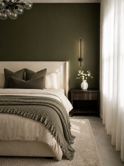 Organic Cotton Rustic Waffle Throw Blanket - Khaki -  FAULTY