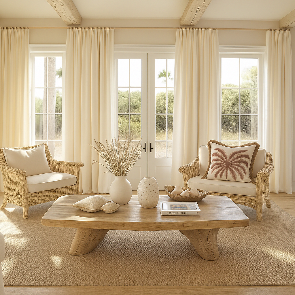 Palm Haven Embroidered Cushion Cover – Limited Edition - Brown