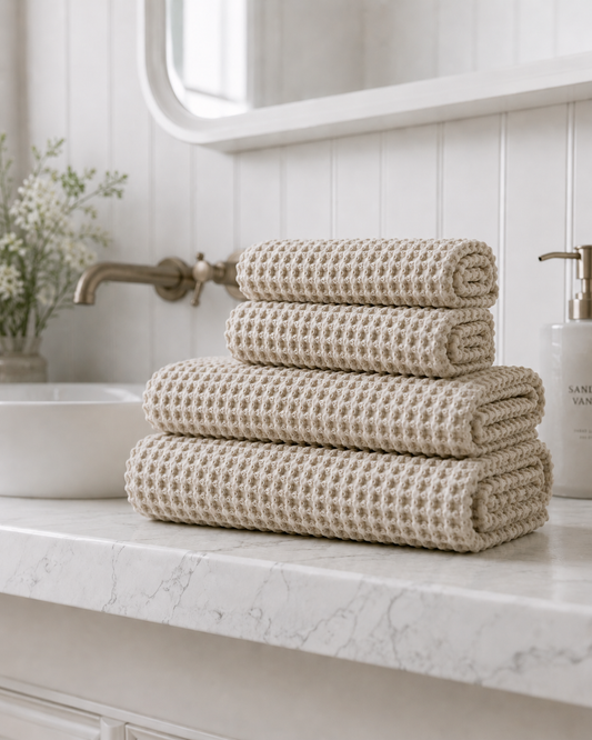 Bathroom Bundle - Natural Waffle