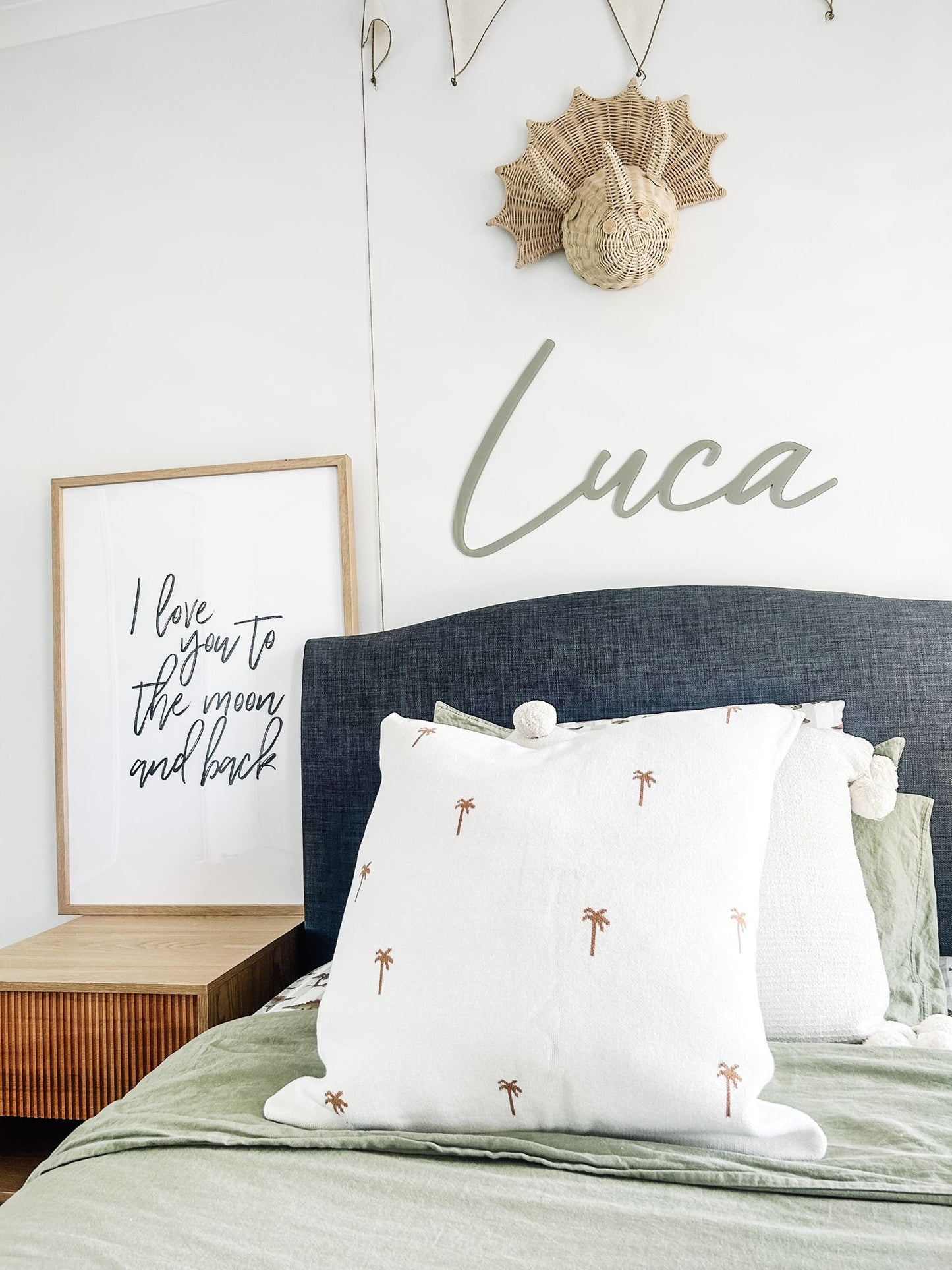 100% Organic Cotton Jacquard Knit Cushion Cover - Island Vibes - 50% OFF