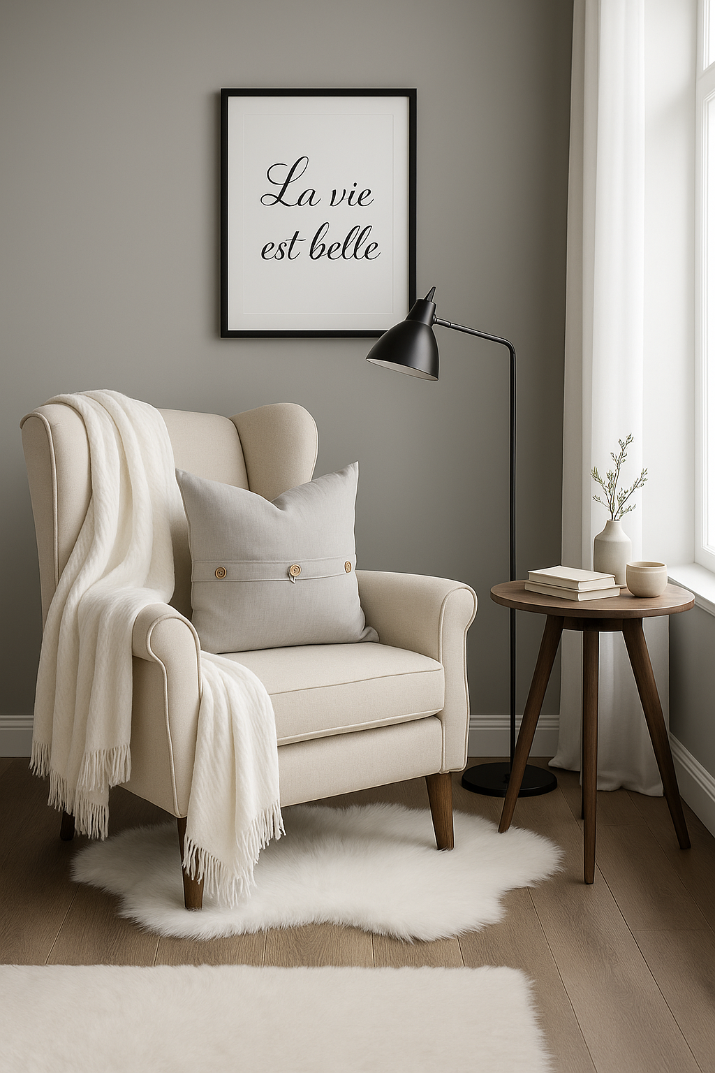 Pure French Linen Cushion Cover - Silver Grey