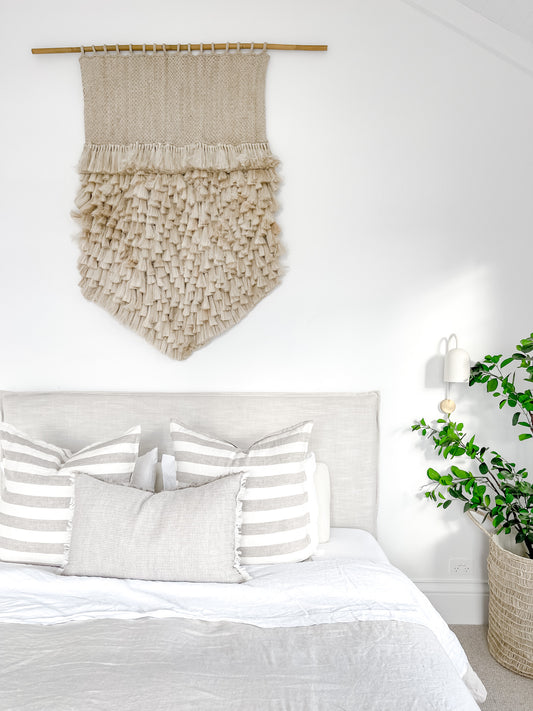 Pure Linen Quilt Set - Natural