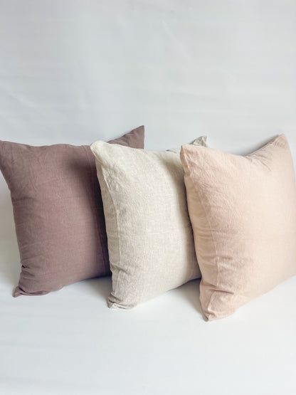 Linen Cushion - Clove