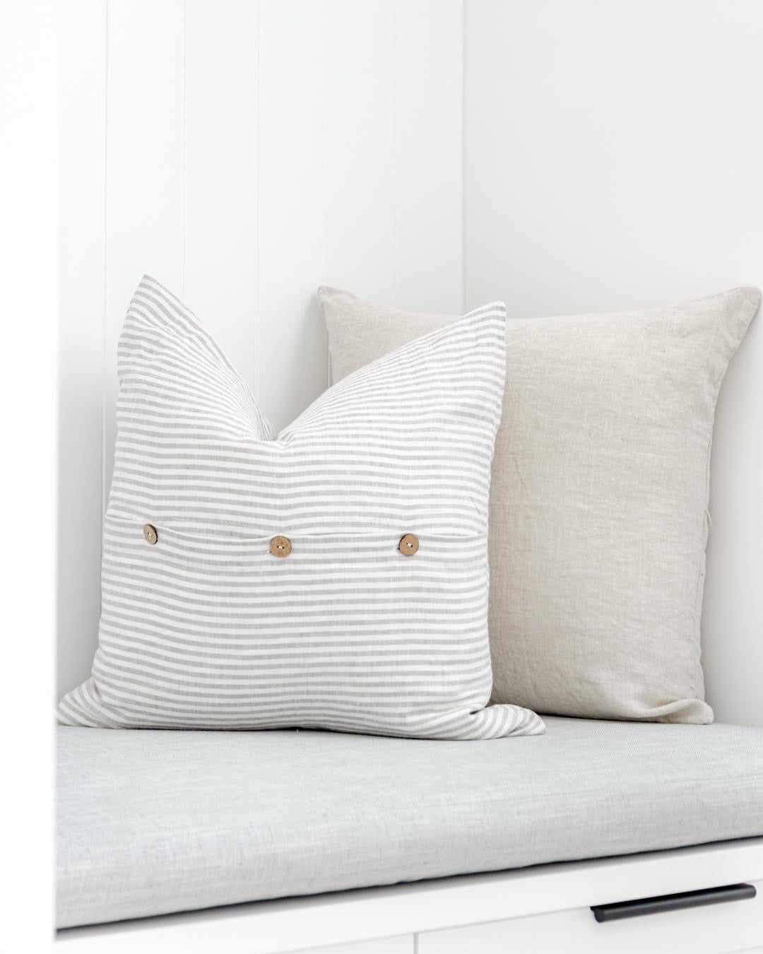 Pure Linen Cushion Cover - Natural