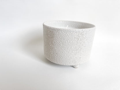 White Textured Candle 20% OFF