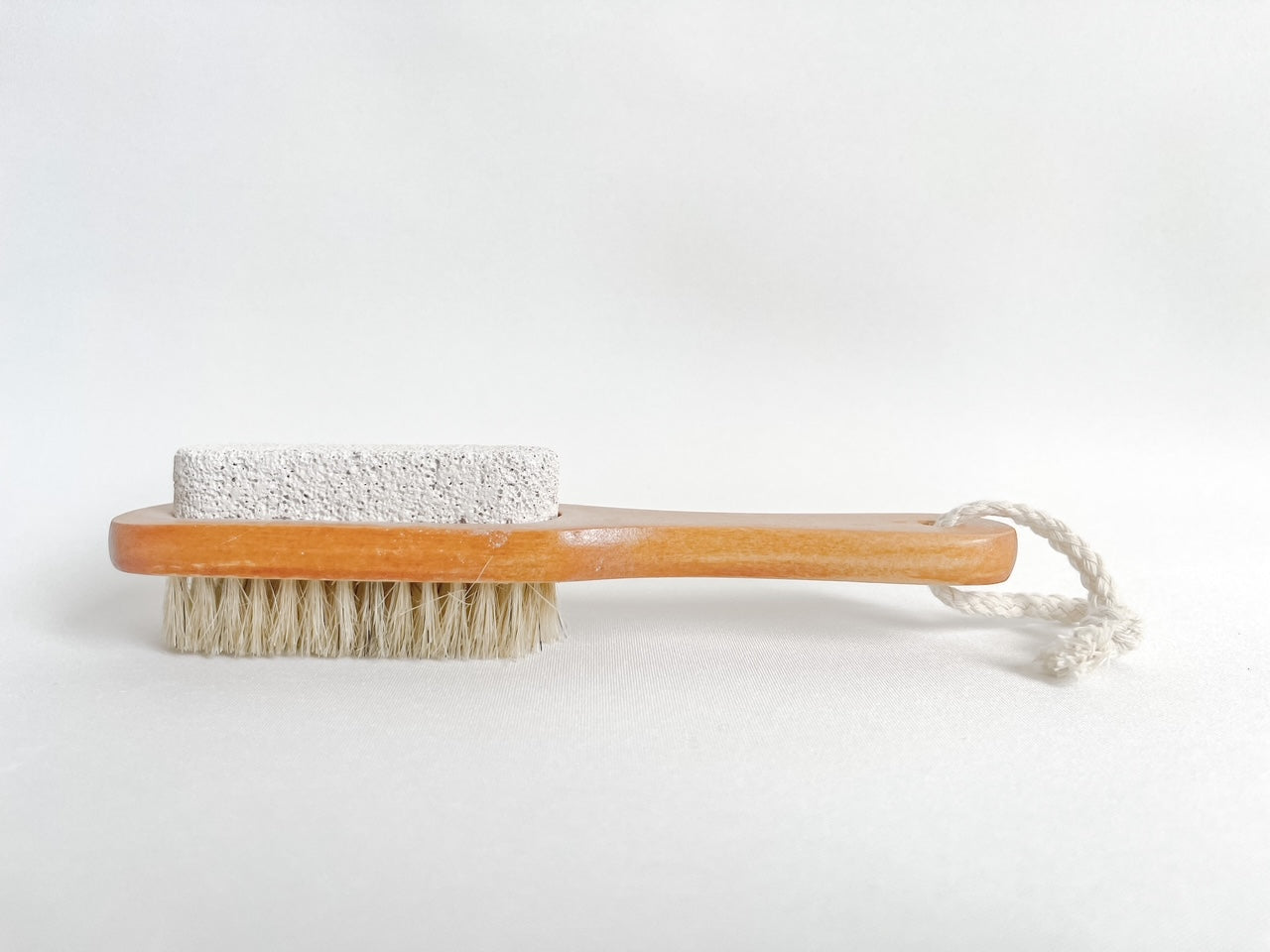 Wooden Nail brush with Pumice stone