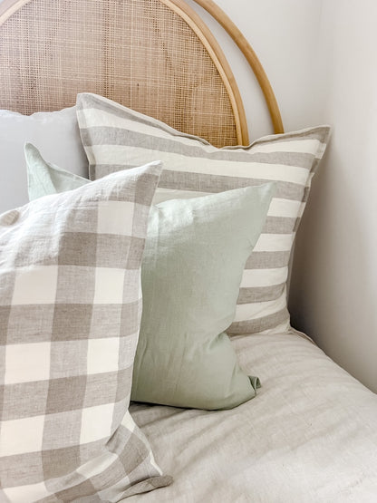 Linen Cushion - Pistachio