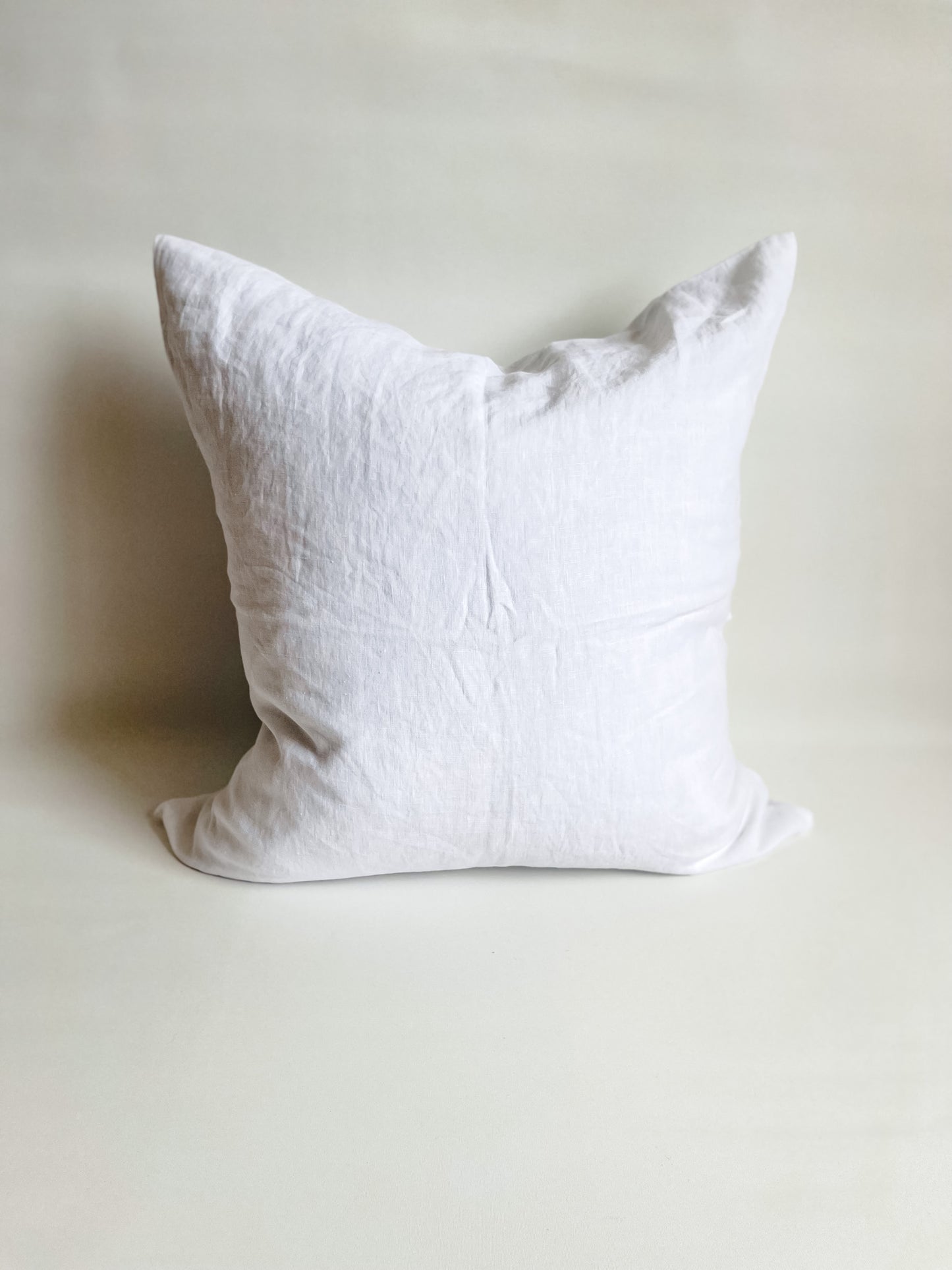 Pure Linen Cushion Cover - White